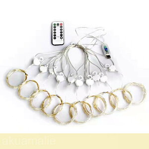 LED �C���~�l�[�V�������C�g �J�[�e�����C�g ���胉�C�g 3M*3M USB�� �����R���t�� �������O�g�p�\ LED �N���X�}�X���C�g IP67�h�� 8��ނ̐ؑփ��[�h �N���X�}�X ������ �a���� �p�[�e�B�[