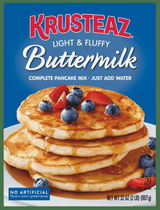 KRUSTEAZ Buttermilk Pancake Mix, 32oz:2LB:907g�N���X�e�B�[�Y �p���P�[�L�~�b�N�X �o�^�[�~���N