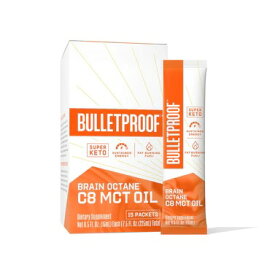 Bulletproof バレットプルーフ ブレインオクタンオイル 小分けパック　 (BrainOctaneOil C8 MCT Oil) バターコーヒー オイル ココナッツオイル MCTオイル1パック15ml