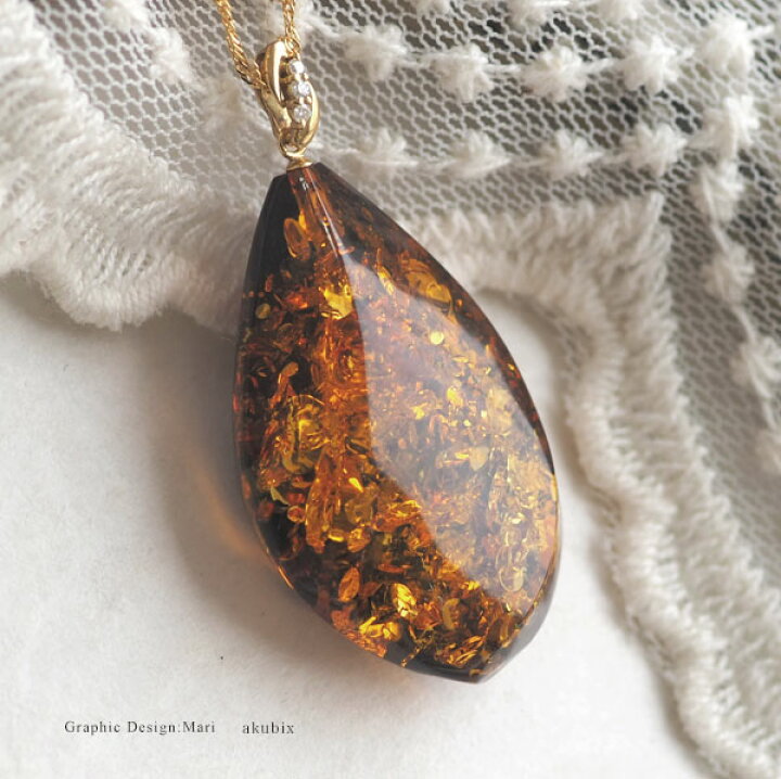 楽天市場】【バルト海の琥珀】K18Goldダイヤモンド ブラウンゴールド  