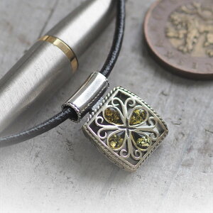 yogC߁z`F[Iׂ nhCh YVo[lbNXyzytr1010z|[`t@Silver925@amber@y_g@Y@Mtg@蕨@VR΁@p[Xg[