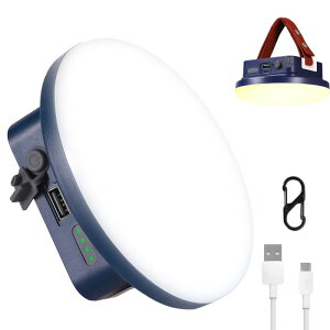 LED�����^�� �[�d�� �L�����v ���C�g 1600���[���� �d���F �����F�ؑ� 10800mAh ��e�� ���i�K���� USB Type-C ���o�C���o�b�e���[ IPX4�h�� �}�O�l�b�g �݂艺�� �h�� �A�E�g�h�A ���^ ���C�������^