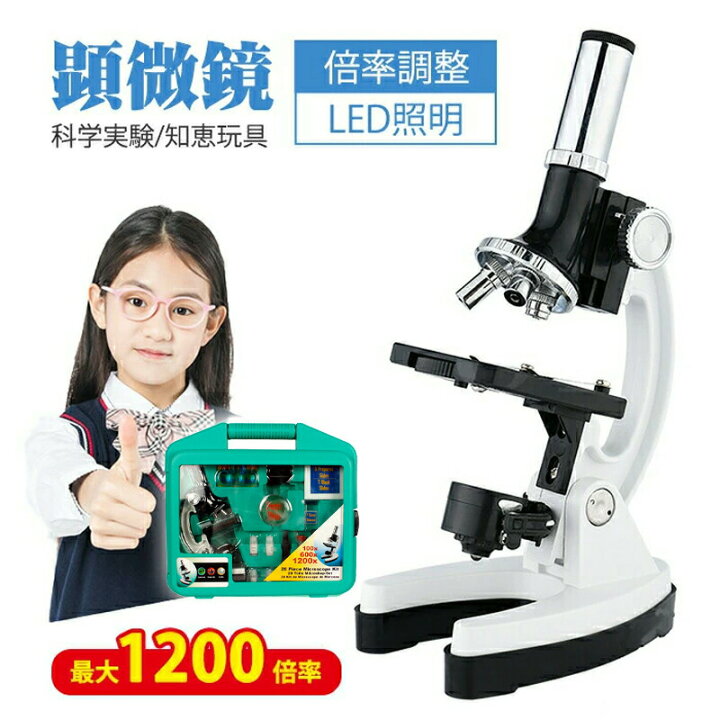 在庫限り】顕微鏡セット 倍率1000倍: ｜教育・保育関係者向けサイトPLAYSCAPE｜ボーネルンド 顕微鏡キット 40倍-1200倍 複合単眼顕微鏡 子供の実験 誕生日プレゼント 家庭教育用