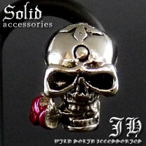 楽天市場】薔薇 ピアス（モチーフスカル）（メンズジュエリー 