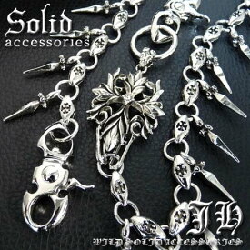 ウォレットチェーン 送料無料 超ヘビー級 お兄系 ダガー メンズアクセサリー チェーン ウォレット シルバーcr 財布 アクセ アクセサリー メンズ ファッション おしゃれ アクセONE 新作 服 春 春物 春服 夏