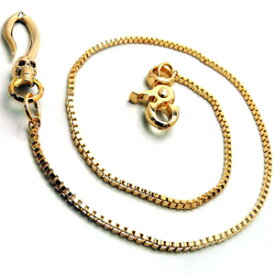 ウォレットチェーン スカルフックタイプ ゴールドメタリック ドクロ ジュエリー メンズアクセサリー メンズ ウォレットチェーン チェーン ウォレット シルバー シルバーアクセ アクセサリー プレゼント ギフト w92 アクセONE