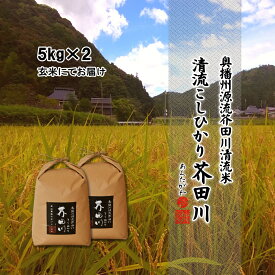 新米予約 令和6年産 新米 お米 5kg×2 10kg 送料無料 玄米 奥播州源流芥田川産こしひかり芥田川 お米ギフト 贈答品 コシヒカリ お取り寄せ 贈り物 喜ばれる お米ギフト おいしいお米 お祝い 内祝い 美味しい おいしい