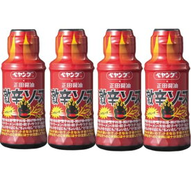 ペヤング×正田醤油 激辛ソース 150ml 4本 秘密のスパイスブレンド (4本)