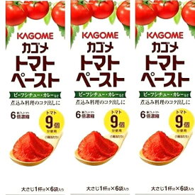 カゴメ トマトペースト 3個 KAGOME ミニパック 調味料 離乳食 ベビーフード (3個)