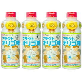 日本オリゴ フラクトオリゴ糖 700g 4本 シロップ 液体 無添加 国産 オリゴ糖 トクホ 血糖値 便秘 ヨーグルト 腸活 ダイエット 純度 お菓子 甘味料 (フラクト 4)