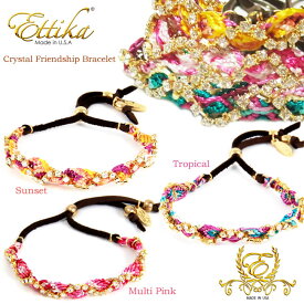 Ettika　エティカ クリスタル ラインストーン ミサンガ ブレスレット Crystal Friendship Bracelet セレブ 愛用 05P03Dec16 レディース 【楽ギフ_○○】