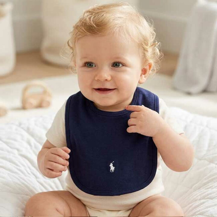 楽天市場】ラルフローレン ベビー スタイ 単品 よだれかけ ビブ Polo 