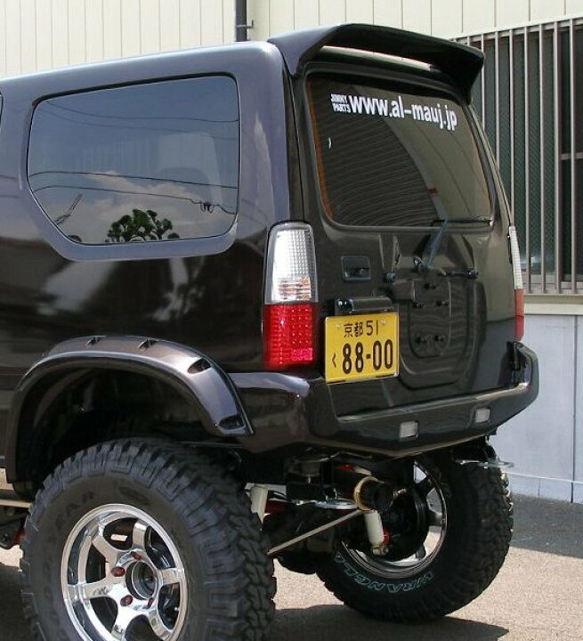 楽天市場】ジムニーjb23リアウイング送料無料 : ジムニーアルマージ