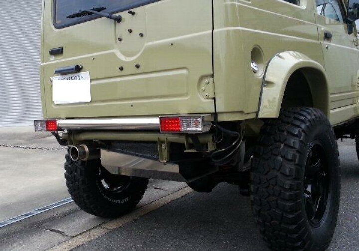 楽天市場】ジムニーJA11 リアバンパーパイプタイプ送料無料  