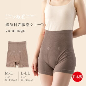 bloom me 磁気付き腹巻きショーツ yulumegu 腹巻きパンツ 腹巻き レディース はらまき 履く タイプ 吸水ショーツ 吸水 吸収 尿もれ パンツ ショーツ 下着 尿漏れ 吸水パッド 産前 産後 更年期 グッズ 尿もれパンツ 女性用