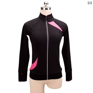 フィギュアスケート 衣装 服トップス ジャケット 長袖 男の子 メンズ 子供 女の子 レディースアイスダンス アイススケート レオタード コスチューム 発表会 競技用 レッスン着 新体操 ダン