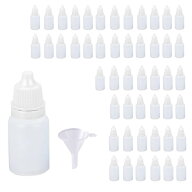 ドロッパーボトル 詰め替え 50個セット ボトル 点眼容器 液体 小分けボトル スポイト 10ml 透明 漏斗付き…