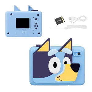 ekids Bluey�L�b�Y�J���� SD�J�[�h�t�� �r�f�I�J�����t���q���p�f�W�^���J���� Bluey Toys�t�@�������f�W�^���X�e�b�J�[����