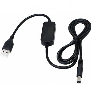 12v usb �ϊ� USB �� DC12V ���� 12v 5v �ϊ� 2.1mm X 5.5mm DC �����P�[�u�� 1���[�g��