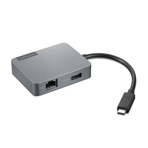 Lenovo Lenovo USB Type-C �g���x���n�u (2021�N���f��) USB�n�u HDMI VGA LAN�|�[�g USB3.0 �y�� �R���p�N�g ThinkPad �ݑ�Ζ� �����[�g���[�N 4X91A30366