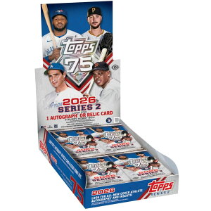 2026 Topps Baseball Series 2 �z�r�[�{�b�N�X - 75���N�L�O - �T�C���J�[�h�܂��͈╨�J�[�h1�� - �H��o�׎�����