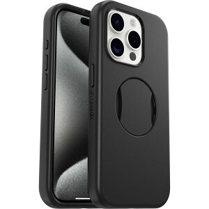 OtterBox iPhone 15 Pro OTTER GRIP SYMMETRY (�V�����g���[) �ϏՌ� Black
