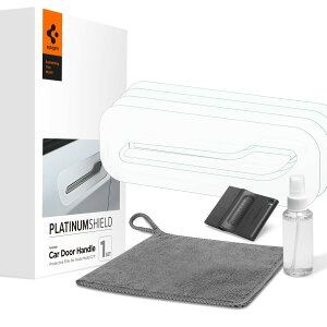 Spigen �v���`�i�e�X�����f��3/Y�ԃh�A�n���h���p�V�[���h�y�C���g�ی�t�B����-1�Z�b�g(�n���h��&�A���E���h�t�B����4�p�b�N+�X�L�[�W+�N���[�j���O�N���X)