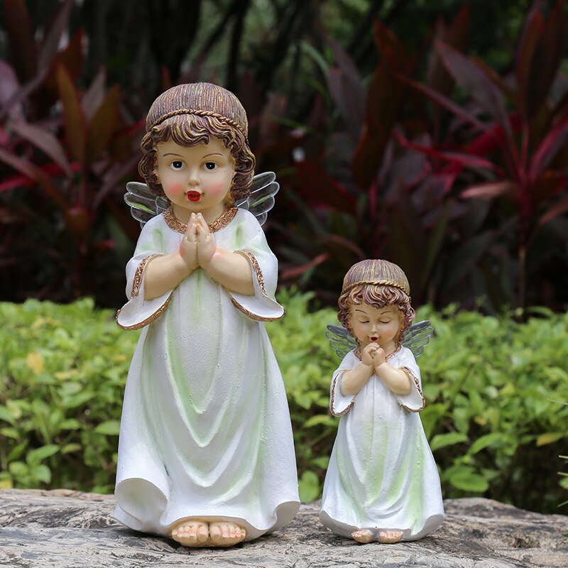 期間限定特価】 天使銅像 置物 インテリア装飾 天使の彫刻 子供天使 北欧風 韓国