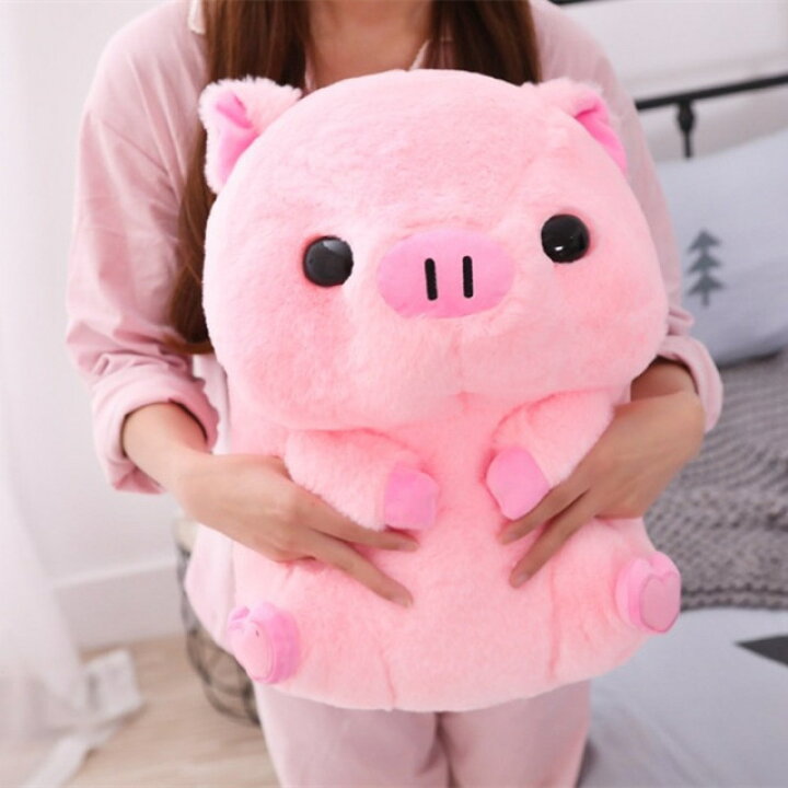 楽天市場 ぬいぐるみ 動物 おもちゃ 抱き枕 かわいい ピンク ぶた ブタ 豚 もふもふ 動物人形 40cm Altas