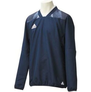 adidas(アディダス) メンズサッカー Sサイズ フットサルウェア ウィンドブレーカートップ(裏メッシュ付)ネイビー mmr86-cd4614 ピステ 防寒防風  Sサイズ プレゼント ギフト