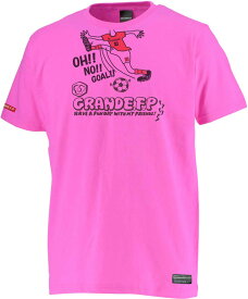 GRANDE（グランデ） GRANDE．F．Pグランデ．エフ．ピー．OH！！NO！GOAL！－TシャツNEON.ピンク (hrn-gfph20006-23) Tシャツ サッカー フットサル　プレゼント　ギフト