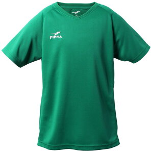 FINTA（フィンタ） ジュニア　子供用ゲームシャツグリーン (fnt-ft3004-3100) ユニフォーム　ゲームシャツ　プラシャツ・パンツ サッカー　フットサル