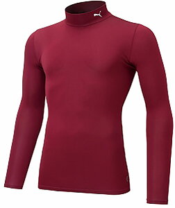 PUMA(プーマ) コンプレッションモックネックLSシャツ09CORDOVAN-P (pj-656331-09) ゲームシャツ ユニフォームシャツ・パンツ サッカー プレゼント ギフト
