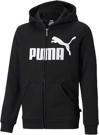 PUMA（プーマ）　ESSビッグロゴフーデッドジャケットTRBLACK ブラック　黒　(pj-848437-01) スウェット・トレーナー スポーツ用品　プレゼント　ギフト