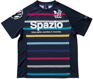 SPAZIO（スパッツィオ） ボーダープラシャツネイビー (fel-ge0358-21) ケームシャツ・パンツ フットサル　サッカー