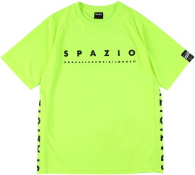 SPAZIO（スパッツィオ）　ロゴプラシャツネオンイエロー　(fel-ge0814-27) ゲームシャツ　ユニフォーシャツ　プラシャツ・パンツ フットサル サッカー　プレゼント　ギフト