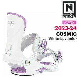 23-24 NITRO SNOWBOARD BINDING COSMIC White Lavender 2024 ナイトロ スノーボードバインディング コスミック ホワイトラベンダー 正規品 送料無料
