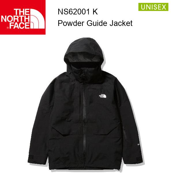 21fw ノースフェイス THE NORTH FACE 正規品 21fw ノースフェイス パウダーガイドジャケット ユニセックス Powder Guide Jacket NS62001 カラー K THE NORTH FACE 正規品