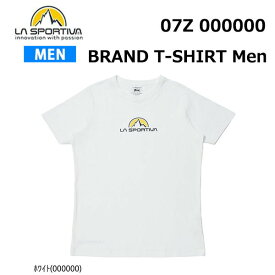 スポルティバ LA SPORTIVA トレランアパレル BRAND T-SHIRT Men 07Z ホワイト　Tシャツ 半袖 アウトドア 正規品
