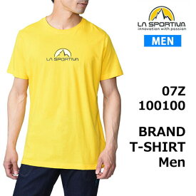 スポルティバ LA SPORTIVA トレランアパレル BRAND T-SHIRT Men 07Z イエロー Tシャツ 半袖 アウトドア 正規品