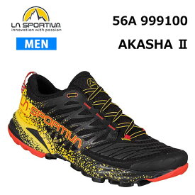 スポルティバ LA SPORTIVA トレランシューズ メンズ アカシャII AKASHA II 56A 999100 ブラック×イエロー