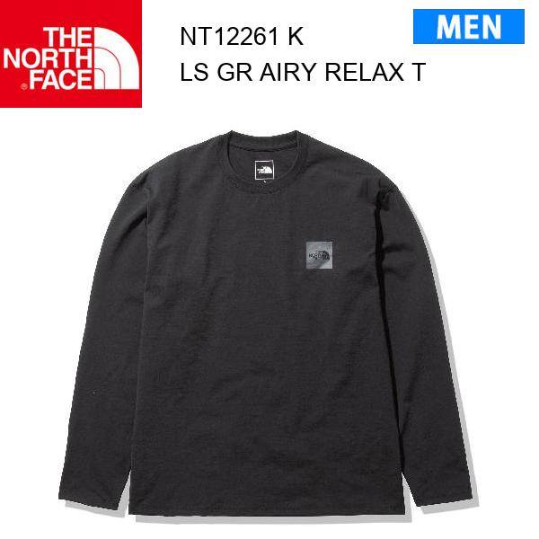 OUTLET SALE 最大12%OFFクーポン 22SS ノースフェイス THE NORTH FACE 正規品 ロングスリーブグラフィックエアリーリラックスティー メンズ L S Graphic Airy Relax Tee NT12261 カラー K doorping.com doorping.com