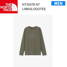 【メール便】24ss ノースフェイス ロングスリーブビッグロゴティー メンズ L/S Big Logo Tee NT32478 カラー NT THE NORTH FACE 正規品