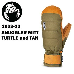 �^���� 2022-23 2023���f�� CRABGRAB �N���u�O���u SNUGGLER MITT �J���[Turtle and Tan �X�m�[�{�[�h �~�b�g ���K�i