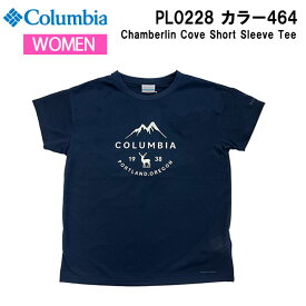 【メール便】24ss コロンビア Columbia ウィメンズチェンブリンコー ショートスリーブ Tシャツ レディース PL0228 カラー464 Columbia 正規品