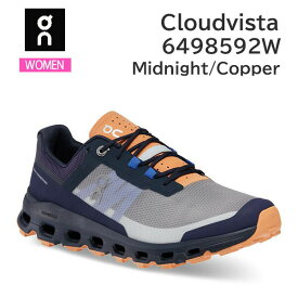 ON オン ランニングシューズ レディース Cloudvista 6498592W カラーMidnight/Copper トレイルランニング トレラン 山道 正規品