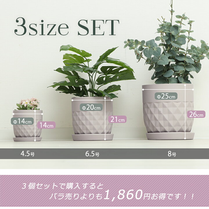 楽天市場】【LINE追加300円クーポン】植木鉢 フラワーポット 観葉植物 