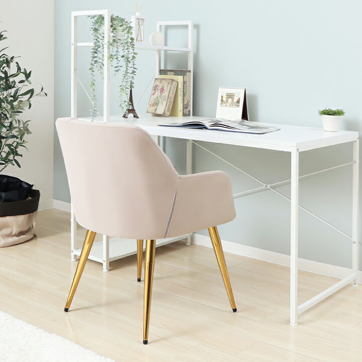 数量限定セール キャスターなし フレンチ 肘付き 椅子 疲れにくい キャスター無し 子供 ダイニングチェア ピンク デスクチェア ブラック チェア ベロア調 ネージュ 北欧 くすみカラー テレワーク おしゃれ ベージュ 学習イス 疲れない イス チェア