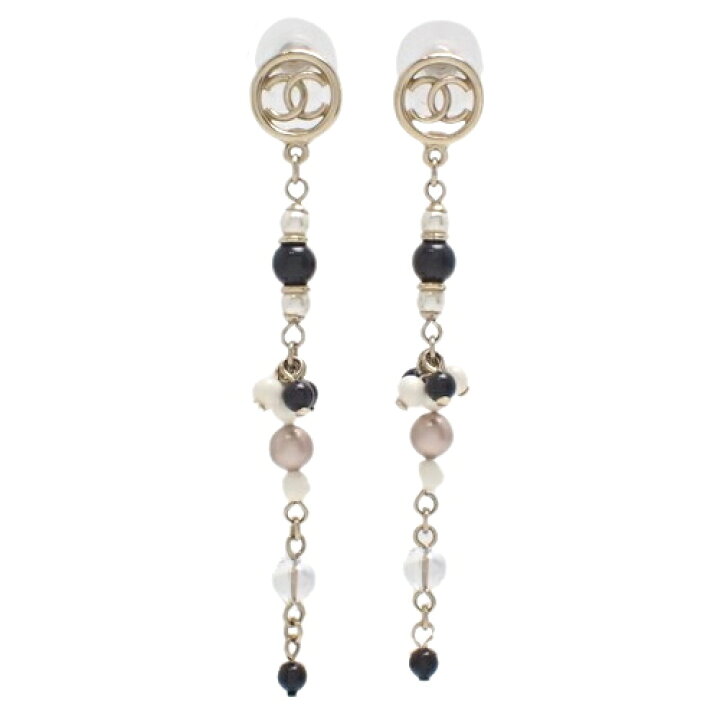 楽天市場】CHANEL(シャネル) ココマーク スイング ビーズ ピアス ピアス アクセサリー ジュエリー ぶら下がり メタル(GP) ゴールド金 ブラック黒 ホワイト A19S刻印 レディース 40802047605【中古】【アラモード】 : a la mode