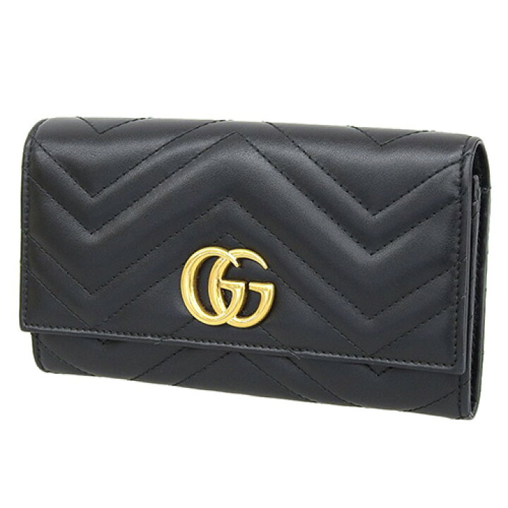 楽天市場】GUCCI(グッチ) GGマーモント コンチネンタル ウォレット 長 